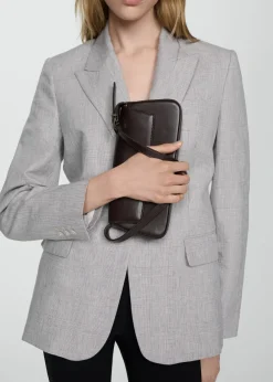 MANGO Marynarki*Marynarka lniana w pepitkę