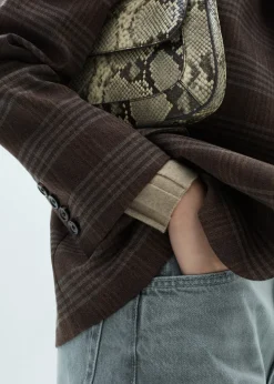 MANGO Kurtki|Marynarki*Marynarka o prostym kroju w kratę