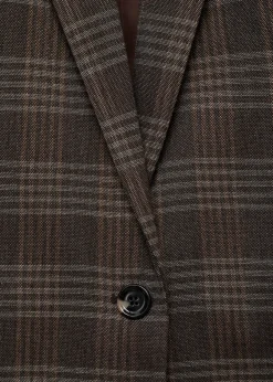 MANGO Kurtki|Marynarki*Marynarka o prostym kroju w kratę