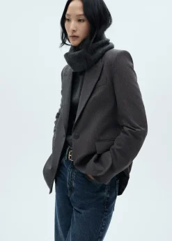 MANGO Marynarki*Marynarka o prostym kroju w mikropepitkę