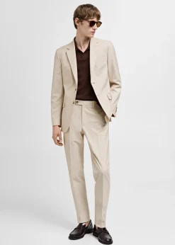 MANGO Marynarki*Marynarka od garnituru slim fit z tkaniny comfort stretch