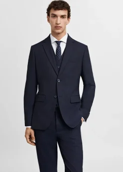 MANGO Marynarki|Marynarki*Marynarka od garnituru slim fit z tkaniny comfort stretch