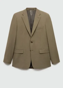 MANGO Marynarki*Marynarka od garnituru slim fit z tkaniny comfort stretch