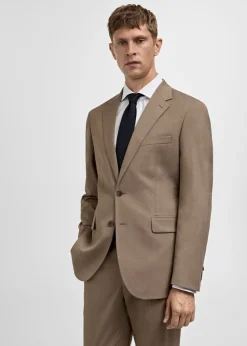 MANGO Marynarki|Marynarki*Marynarka od garnituru slim fit z tkaniny comfort stretch