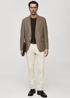 MANGO Marynarki|Marynarki*Marynarka slim fit bawełniana