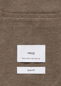 MANGO Marynarki|Marynarki*Marynarka slim fit bawełniana