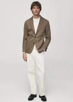 MANGO Marynarki*Marynarka slim fit w mikropepitkę