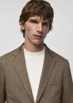 MANGO Marynarki*Marynarka slim fit w mikropepitkę