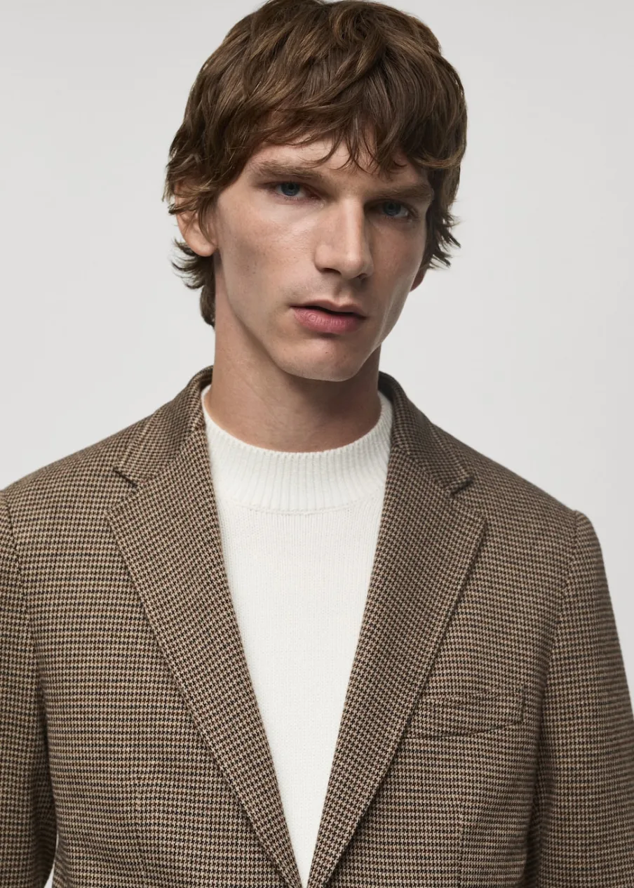 MANGO Marynarki*Marynarka slim fit w mikropepitkę