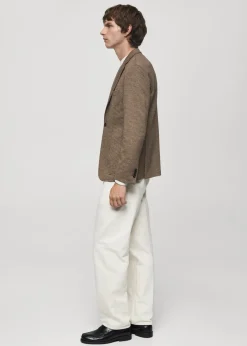 MANGO Marynarki*Marynarka slim fit w mikropepitkę