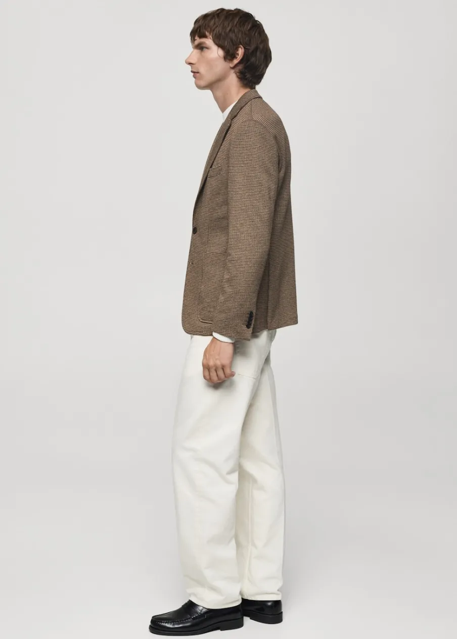 MANGO Marynarki*Marynarka slim fit w mikropepitkę