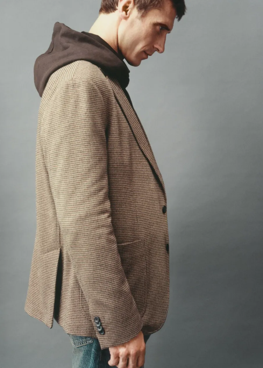 MANGO Marynarki*Marynarka slim fit w mikropepitkę