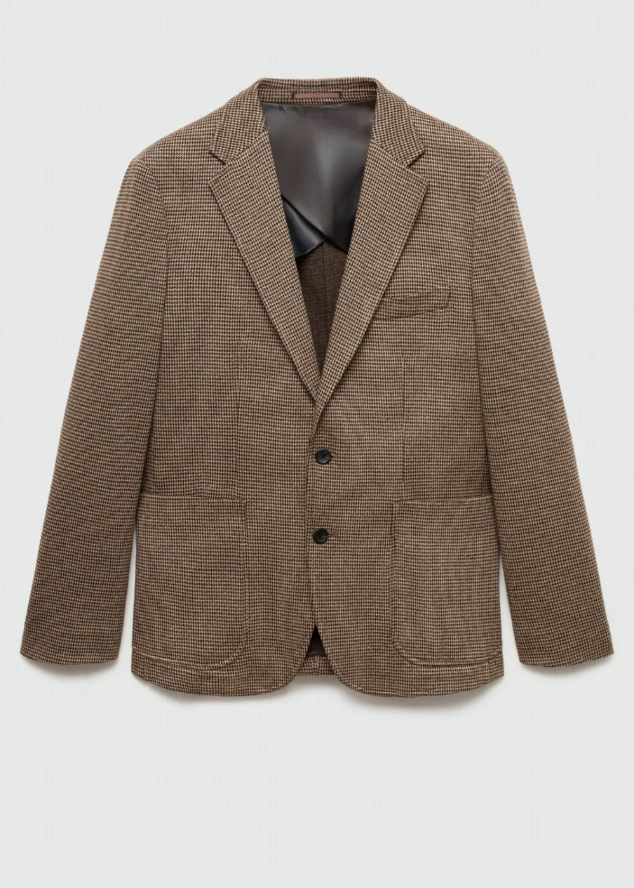 MANGO Marynarki*Marynarka slim fit w mikropepitkę