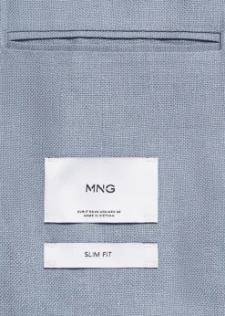 MANGO Marynarki*Marynarka slim fit z lnu 100%