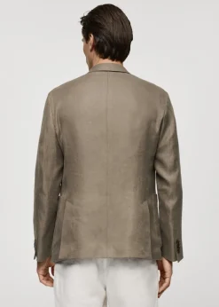 MANGO Marynarki*Marynarka slim fit z lnu 100%