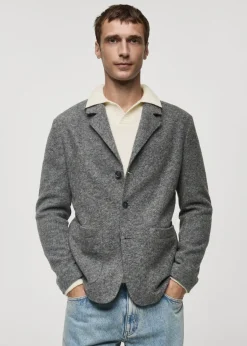 MANGO Marynarki*Marynarka slim fit z melanżowej wełny
