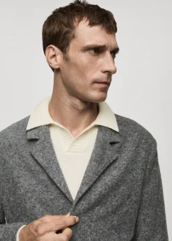 MANGO Marynarki*Marynarka slim fit z melanżowej wełny