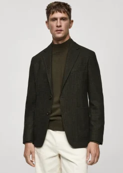 MANGO Marynarki*Marynarka slim fit z mieszanki wełny
