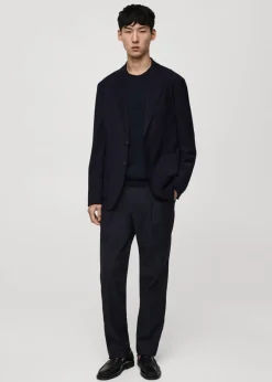 MANGO Marynarki|Marynarki*Marynarka slim fit z wełny z kieszeniami