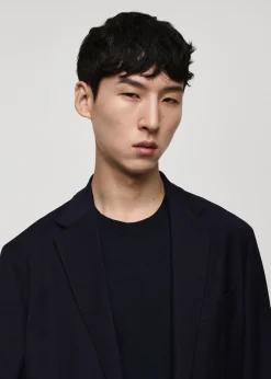 MANGO Marynarki|Marynarki*Marynarka slim fit z wełny z kieszeniami