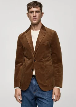 MANGO Marynarki*Marynarka sztruksowa slim fit