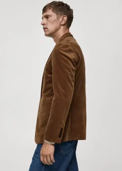 MANGO Marynarki*Marynarka sztruksowa slim fit