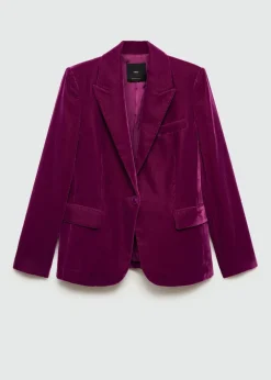 MANGO Marynarki*Marynarka usztywniana z aksamitu