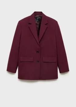 MANGO Marynarki*Marynarka wełniana z podkreślonymi ramionami