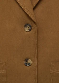 MANGO Kurtki|Marynarki*Marynarka z lyocellu z kieszeniami