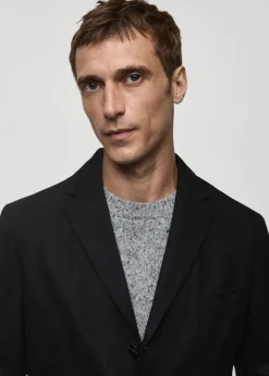 MANGO Marynarki*Marynarka z wełny z recyklingu slim fit