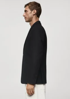 MANGO Marynarki*Marynarka z wełny z recyklingu slim fit