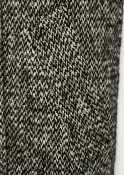 MANGO Płaszcze*Melanżowy płaszcz dwurzędowy