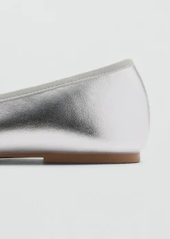 Dzieci MANGO Buty*Metaliczne baleriny