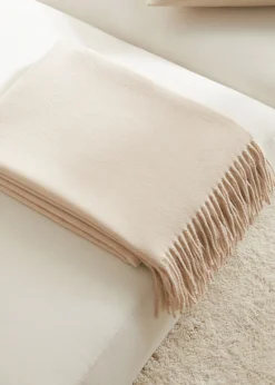 MANGO Koce|Koce*Miękki koc z frędzlami