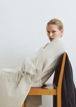 MANGO Koce|Koce*Miękki koc z frędzlami