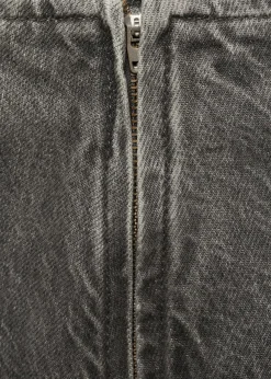 MANGO Spódnice*Minispódniczka dżinsowa z zakładkami