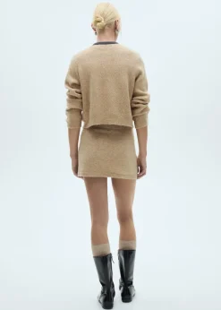 MANGO Spódnice*Minispódniczka z dzianiny