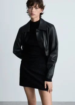 MANGO Spódnice*Minispódniczka z dzianiny bouclé