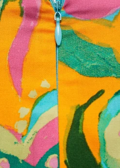 MANGO Spódnice*Minispódniczka z nadrukiem i wiązaniem