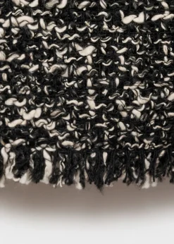 MANGO Spódnice*Minispódniczka z tweedu z postrzępionym wykończeniem