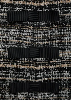 MANGO Spódnice*Minispódniczka z tweedu z kokardami