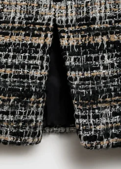 MANGO Spódnice*Minispódniczka z tweedu z kokardami