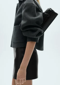 MANGO Spódnice*Minispódniczka ze sztucznej skóry