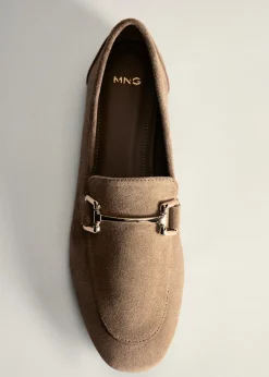 MANGO Buty|Akcesoria Skórzane*Mokasyny skórzane z dwoiny