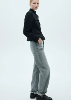 MANGO Buty|Akcesoria Skórzane*Mokasyny skórzane z metalowym elementem