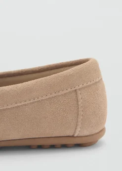 Dzieci MANGO Buty*Mokasyny skórzane zamszowe