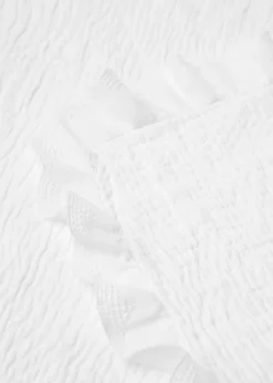 MANGO Narzuty*Narzuta bawełniana z żakardu z falbanką