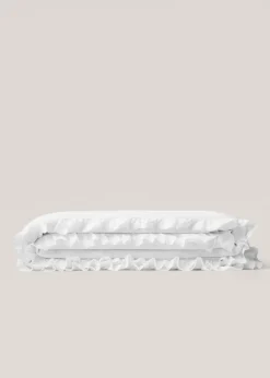 MANGO Narzuty*Narzuta bawełniana z żakardu z falbanką