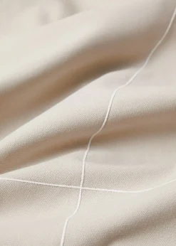 MANGO Narzuty*Narzuta z bawełny haftowana w linie