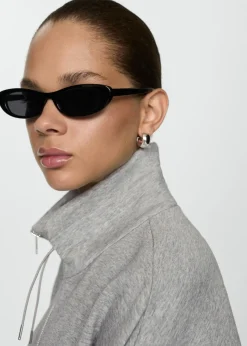 MANGO Kurtki*Narzutka ponczo z kieszeniami z patkami